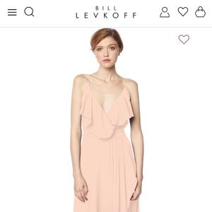 Rylan Chiffon V-Neck A-Line Princess Dress Petal Pink